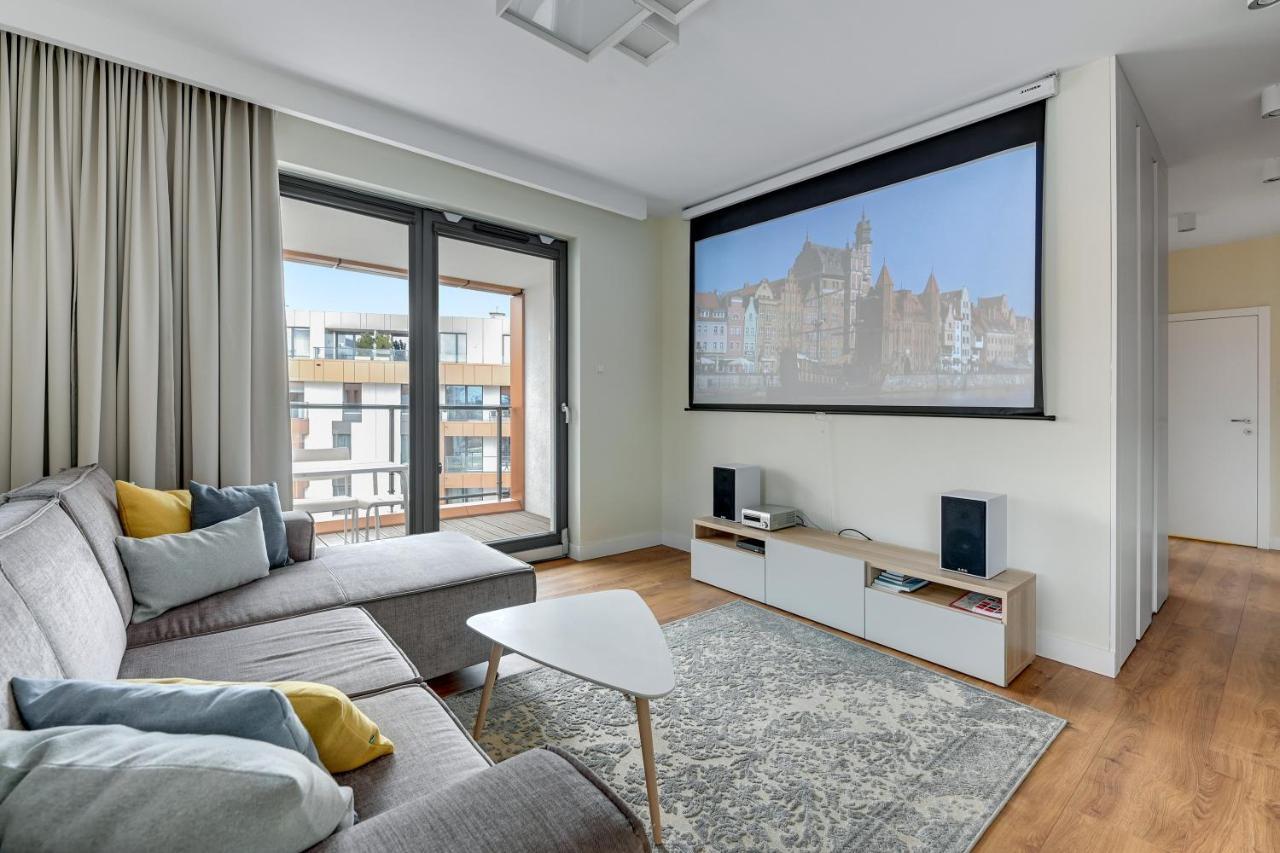 Premium Family & Business Old Town Riverside Apartment With Parking Gdansk Exterior foto