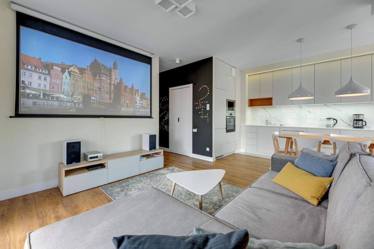 Premium Family & Business Old Town Riverside Apartment With Parking Gdansk Exterior foto